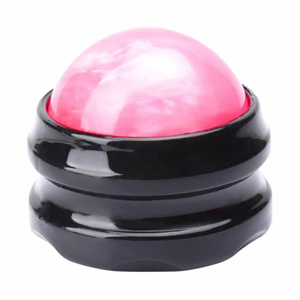 NNEOBA Manual Massage Roller Ball Full Body Therapy Tool Pink