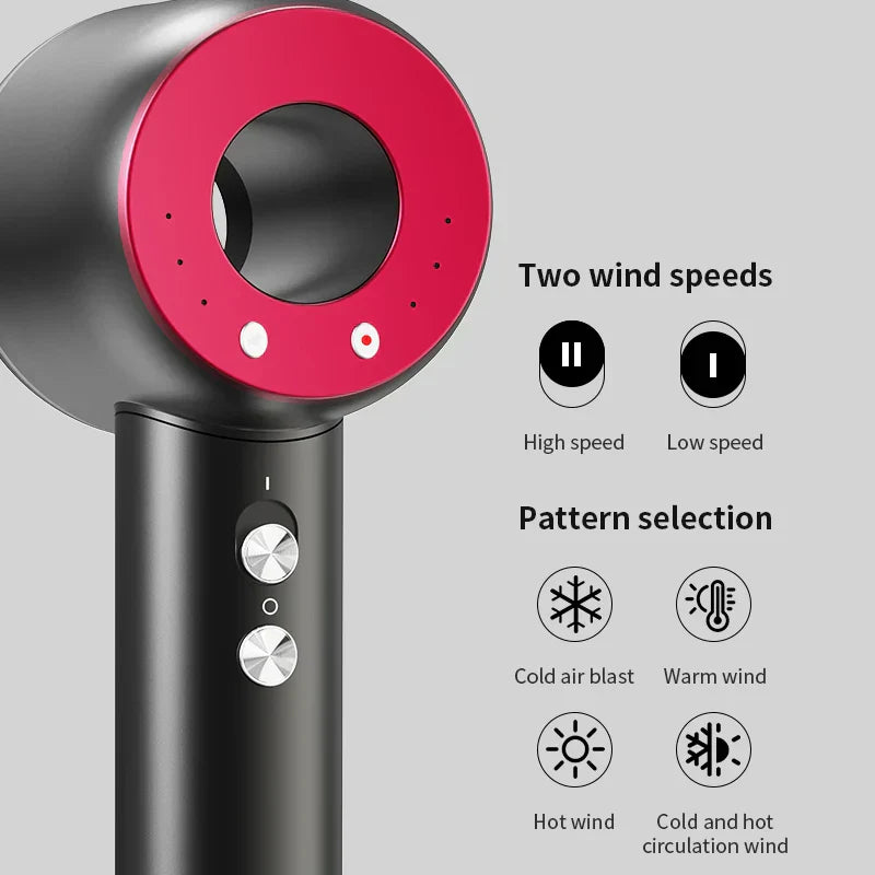 NNEOBA Professional Hair Dryer with Negative Ionic Technology and Nozzle